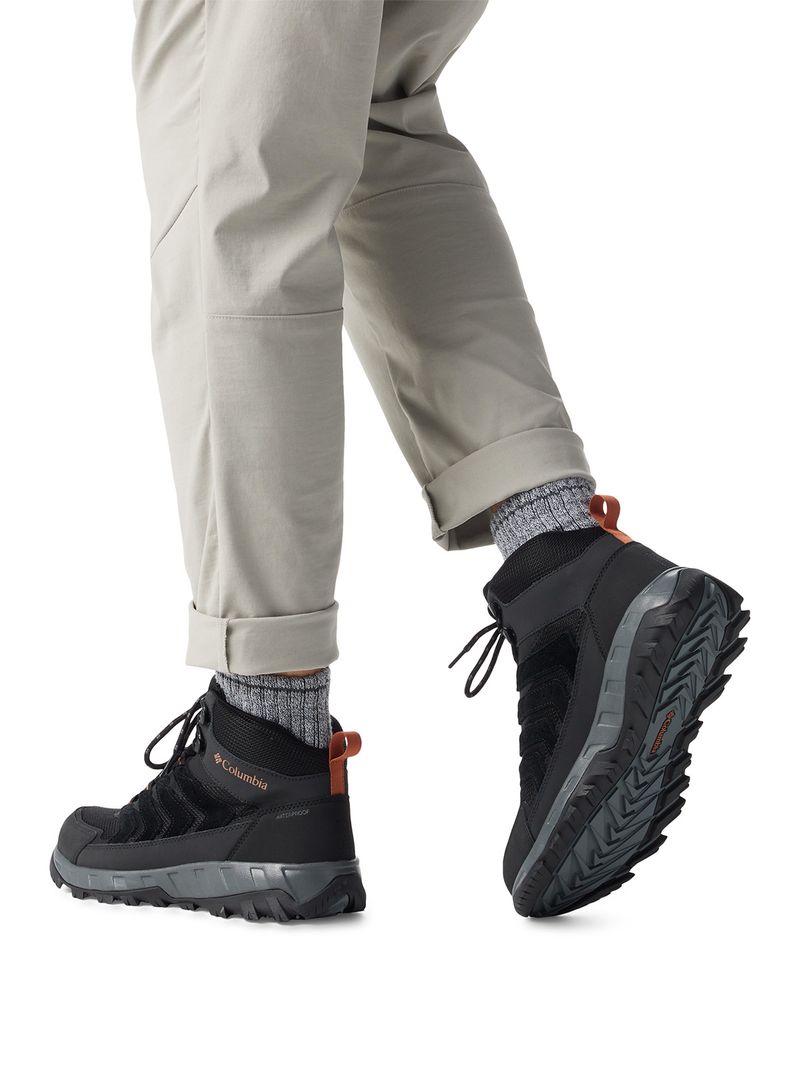 Botín Hombre Strata Trail Mid Waterproof Negro Columbia