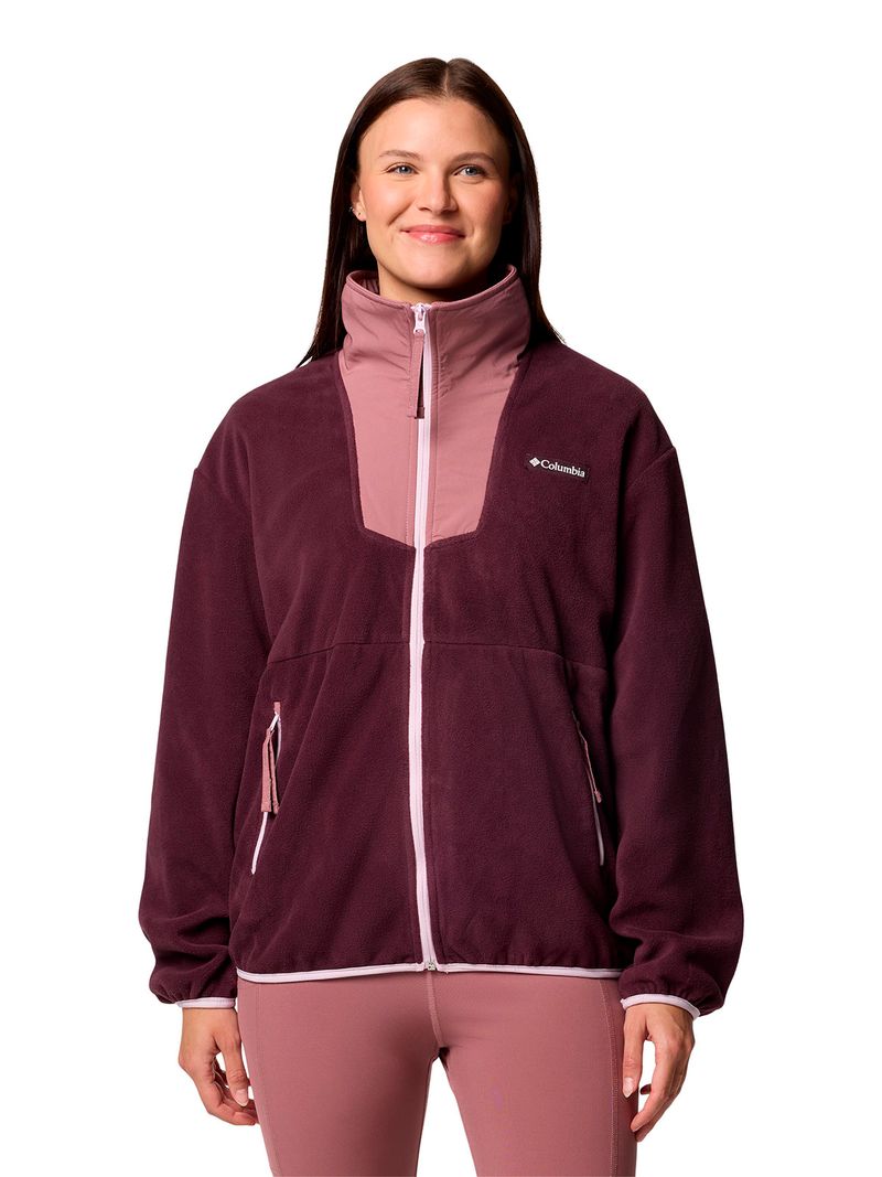 Polar Mujer Sequoia Grove Full Zip Morado Columbia