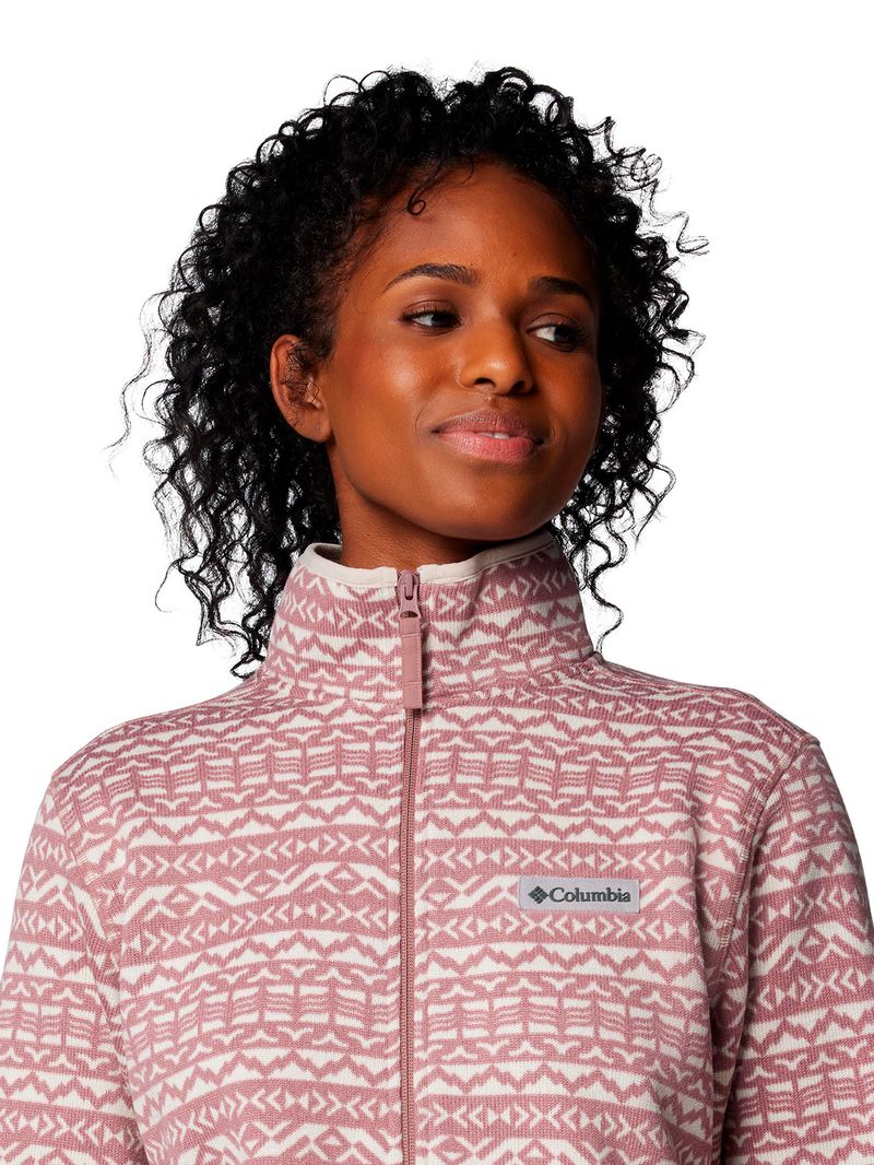 Polar-Mujer-Sweater-Weather-Full-Zip-Morado-Columbia