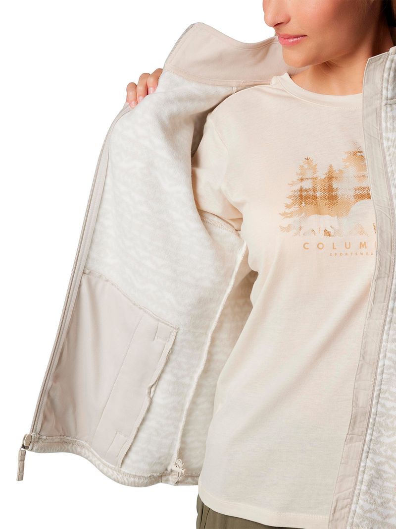 Polar Mujer Sweater Weather Full Zip Blanco Columbia