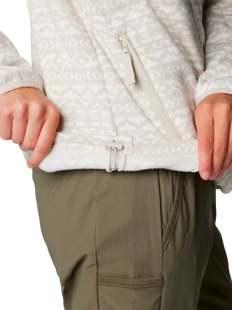 Polar-Mujer-Sweater-Weather-Full-Zip-Blanco-Columbia