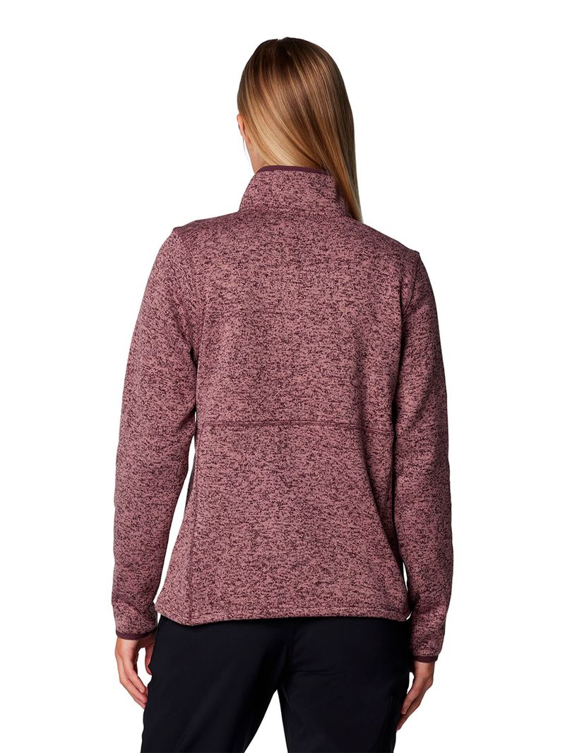 Polar-Mujer-Sweater-Weather-Half-Snap-Morado-Columbia