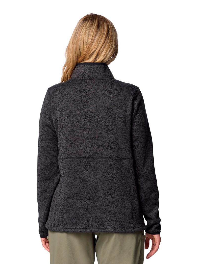 Polar-Mujer-Sweater-Weather-Half-Snap-Negro-Columbia