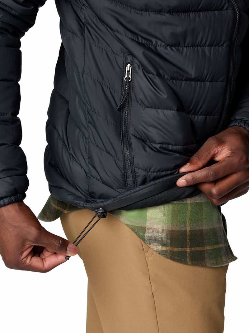 Parka Hombre Powder Lite II Negro Columbia