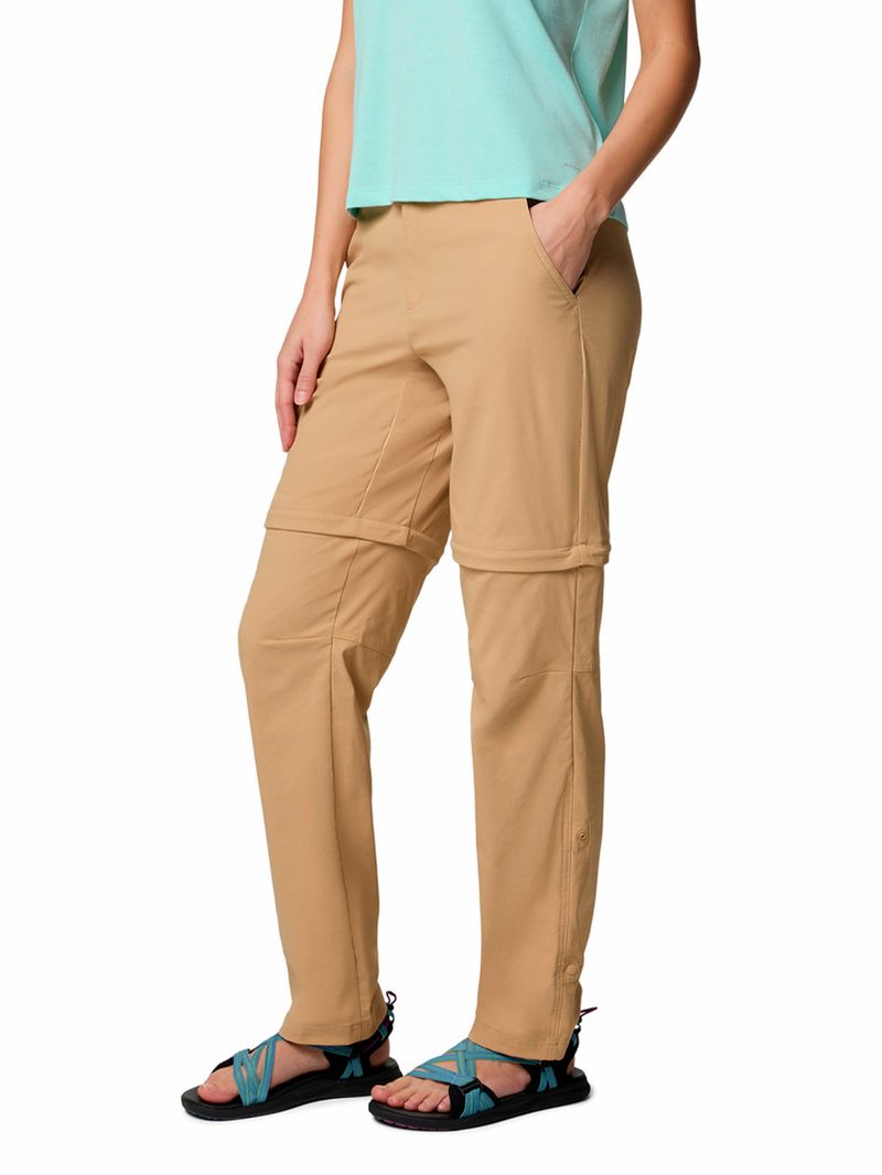 Pantalon-Mujer-Leslie-Convertible-Beige-Columbia