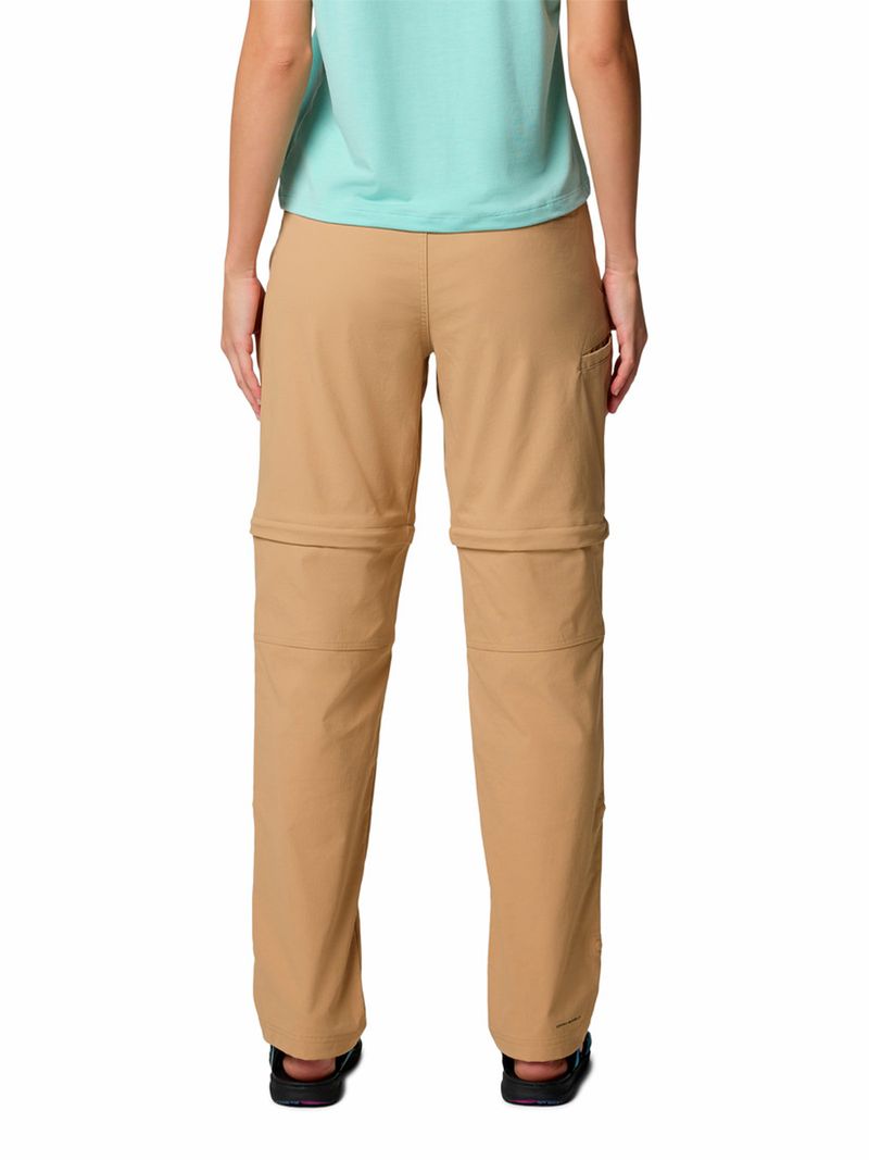 Pantalón Mujer Leslie Convertible Beige Columbia
