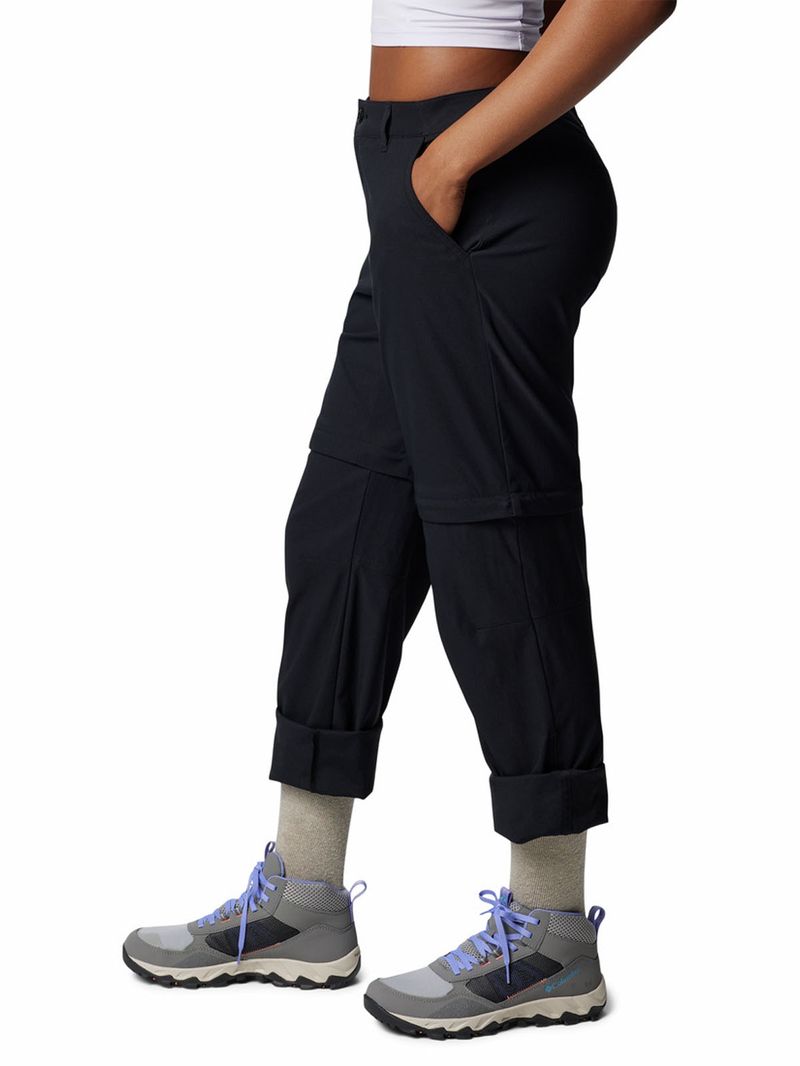 Pantalon-Mujer-Leslie-Convertible-Negro-Columbia