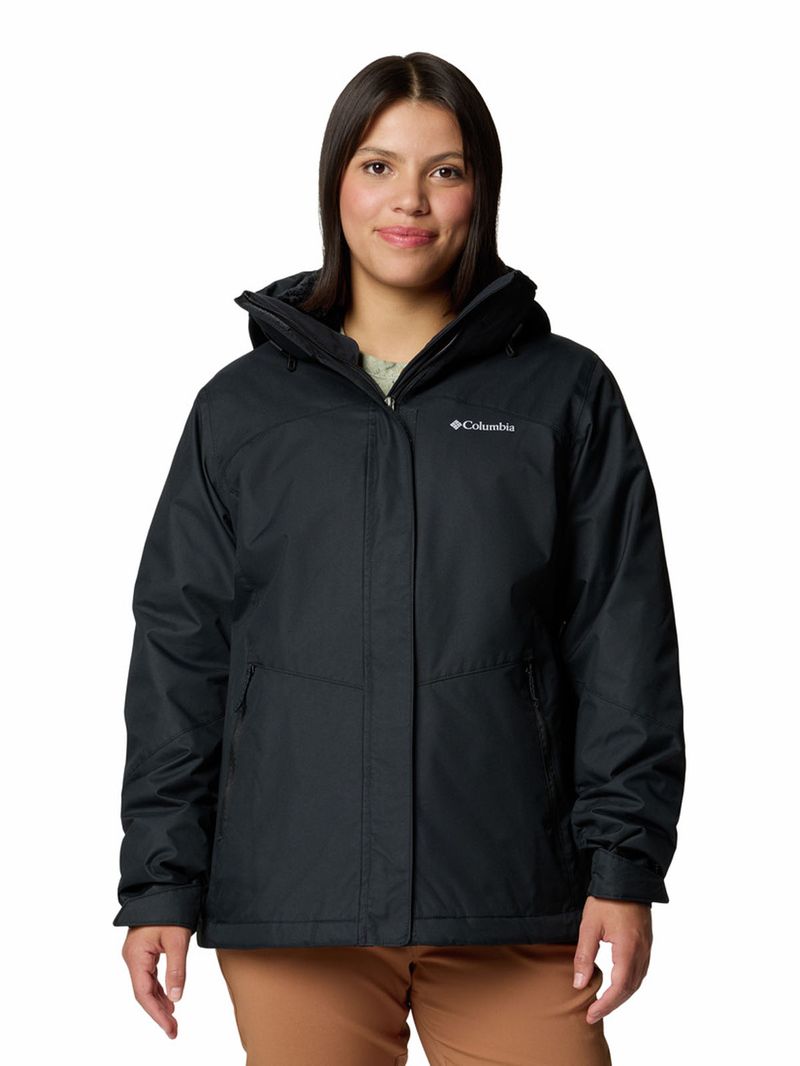 Parka-Mujer-Bugaboo-II-Interchange-Negro-Columbia
