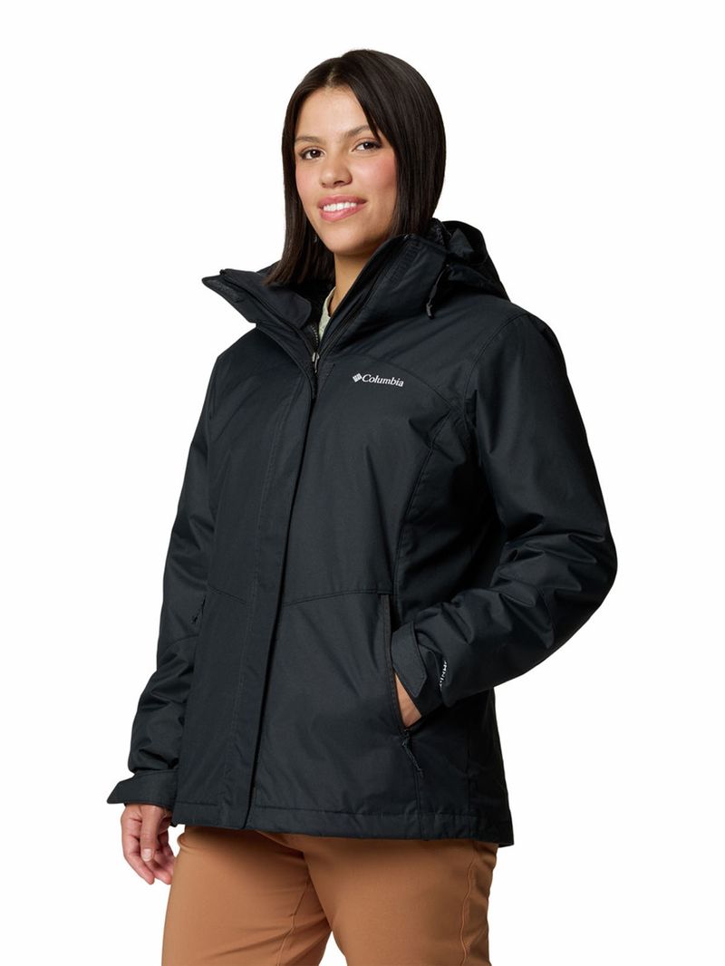 Parka-Mujer-Bugaboo-II-Interchange-Negro-Columbia