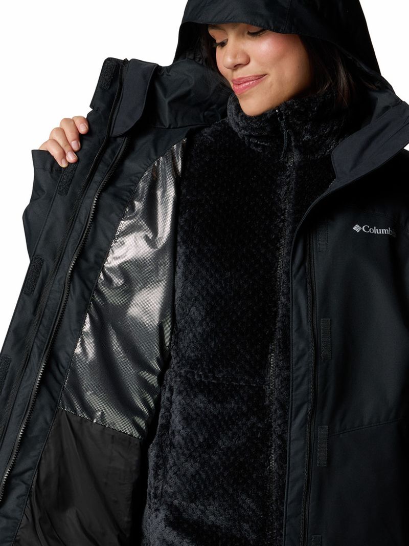 Parka-Mujer-Bugaboo-II-Interchange-Negro-Columbia