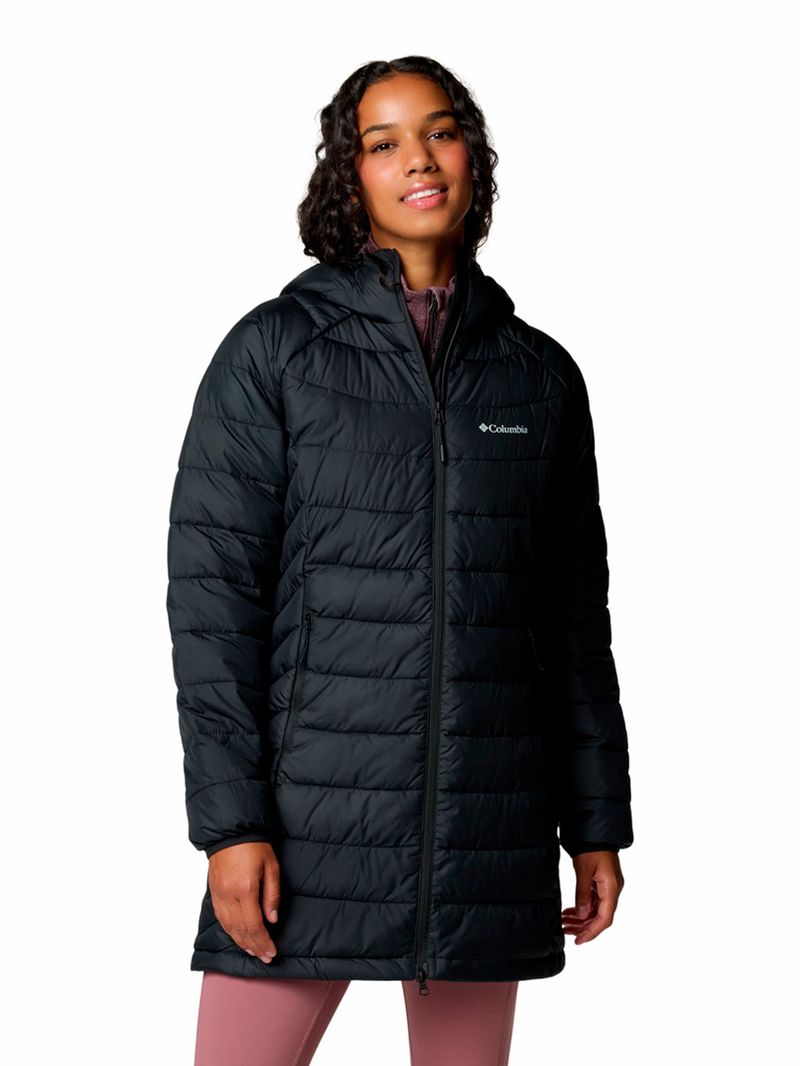 Parka-Mujer-Powder-Lite-II-Mid-Negro-Columbia