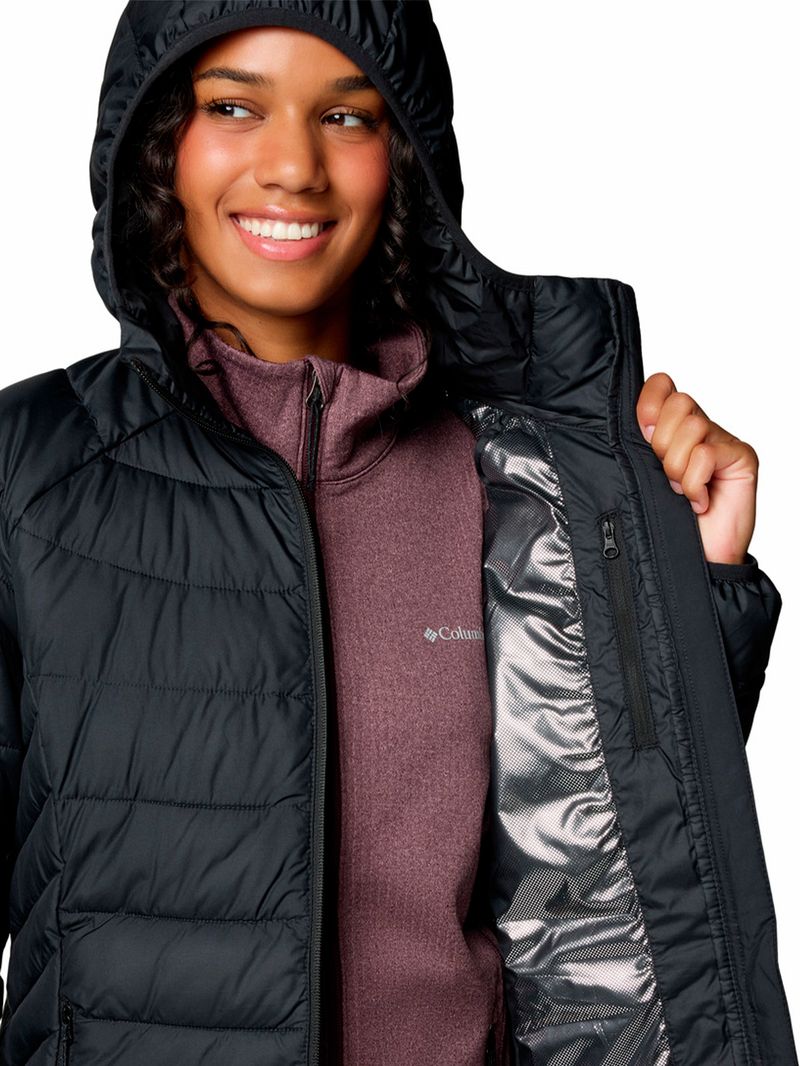 Parka-Mujer-Powder-Lite-II-Mid-Negro-Columbia