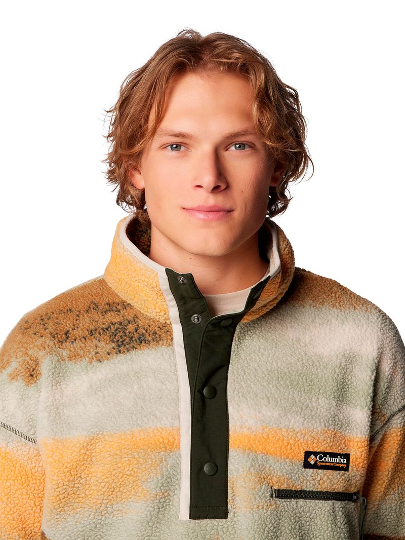 Polar-Hombre-Helvetia-Snap-Fleece-Verde-Columbia