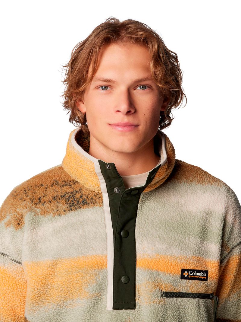 Polar Hombre Helvetia Snap Fleece Verde Columbia