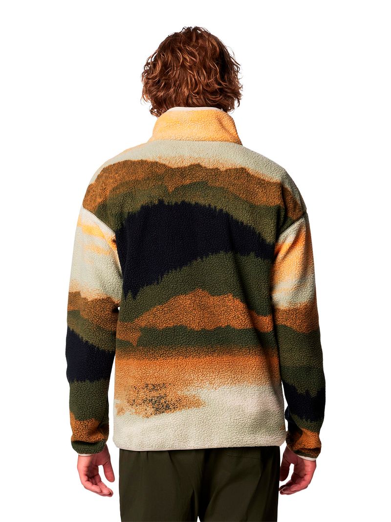 Polar Hombre Helvetia Snap Fleece Verde Columbia
