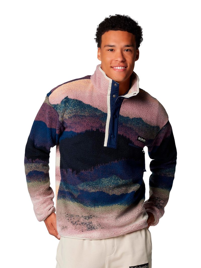 Polar-Hombre-Helvetia-Snap-Fleece-Azul-Columbia