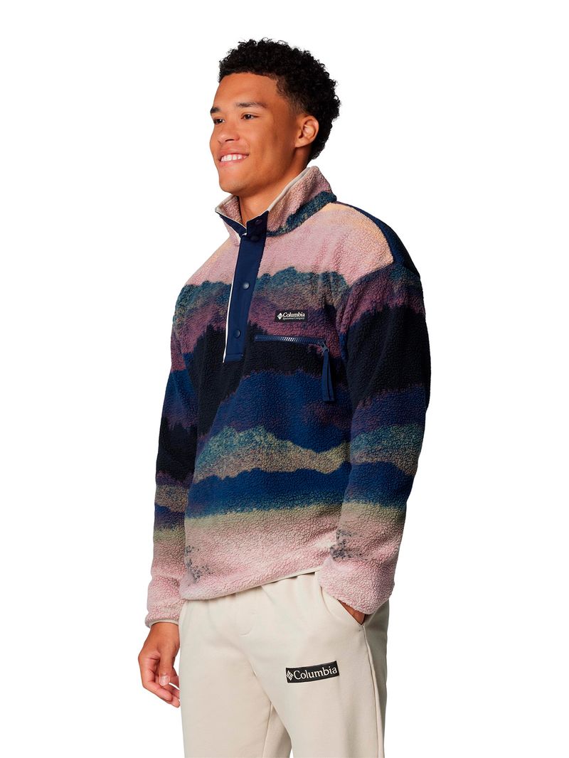 Polar-Hombre-Helvetia-Snap-Fleece-Azul-Columbia