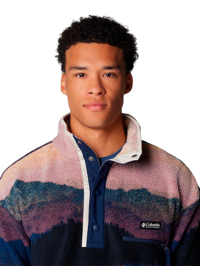 Polar-Hombre-Helvetia-Snap-Fleece-Azul-Columbia