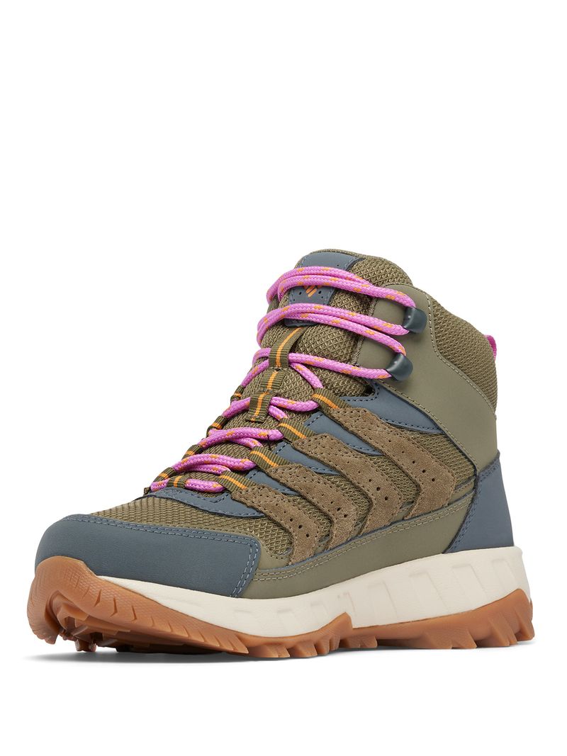 Botín Mujer Strata Trail Mid Waterproof Gris Columbia