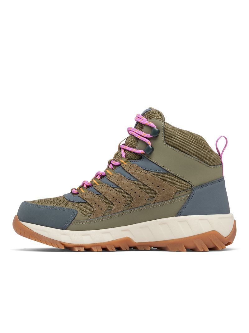 Botín Mujer Strata Trail Mid Waterproof Gris Columbia