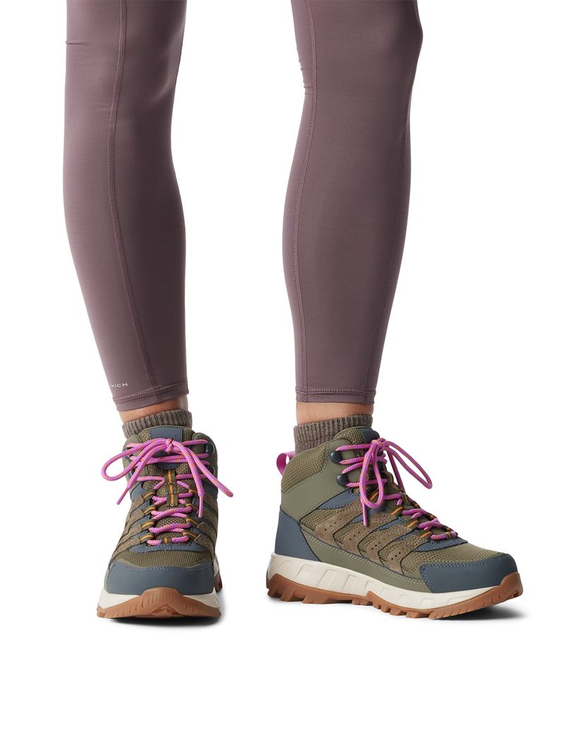 Botín Mujer Strata Trail Mid Waterproof Gris Columbia