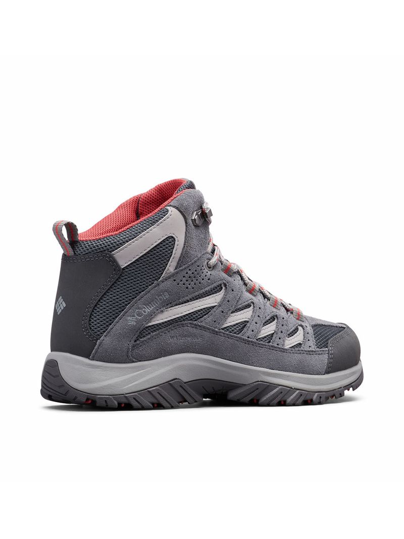Botín Mujer Crestwood Mid Waterproof Gris Columbia