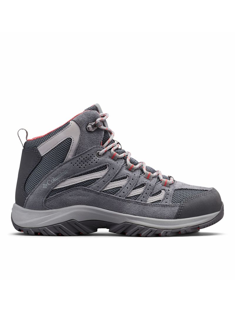 Botín Mujer Crestwood Mid Waterproof Gris Columbia