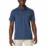 Polera-Manga-Corta-Hombre-Tech-Trail-Azul-Columbia