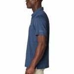 Polera-Manga-Corta-Hombre-Tech-Trail-Azul-Columbia