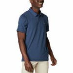 Polera-Manga-Corta-Hombre-Tech-Trail-Azul-Columbia