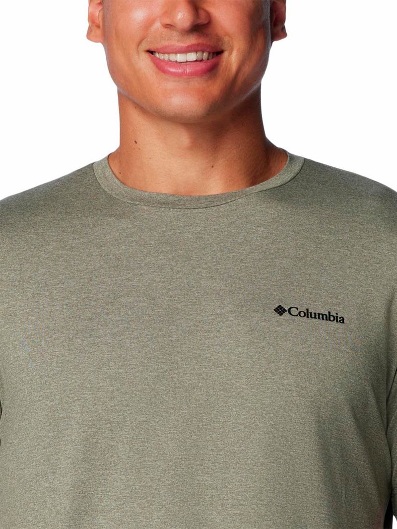 Polera-Manga-Corta-Hombre-Tech-Trail-Crew-Neck-Verde-Columbia