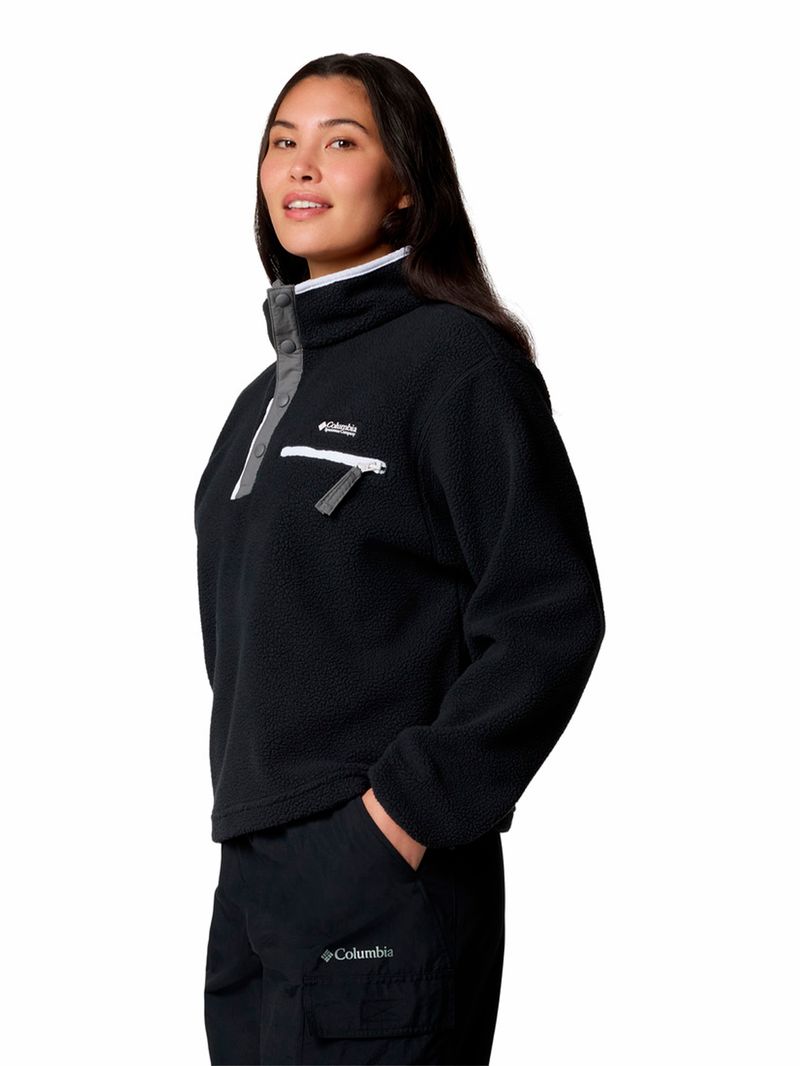 Polar-Mujer-Helvetia-Snap-Fleece-Negro-Columbia