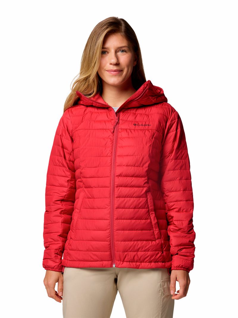Parka Mujer Silver Falls II Hoodie Rojo Columbia