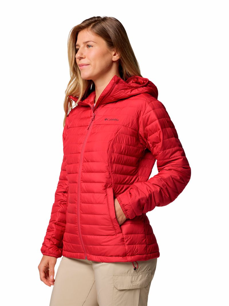 Parka-Mujer-Silver-Falls-II-Hoodie-Rojo-Columbia
