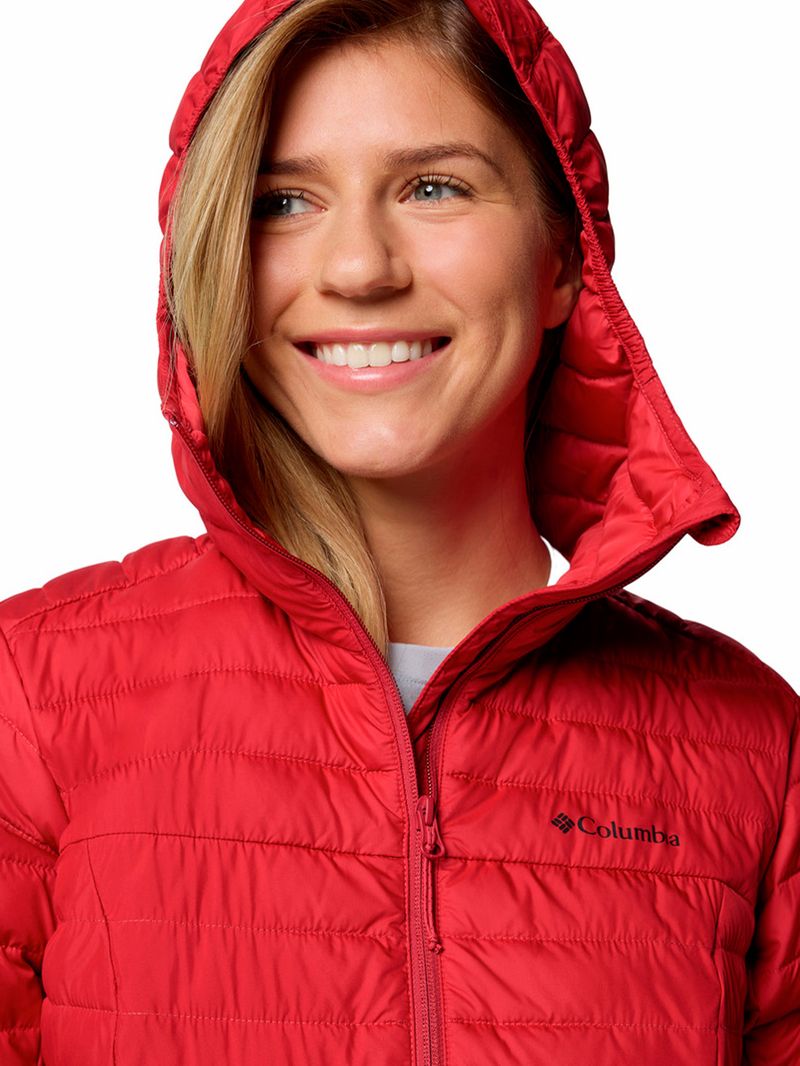 Parka-Mujer-Silver-Falls-II-Hoodie-Rojo-Columbia