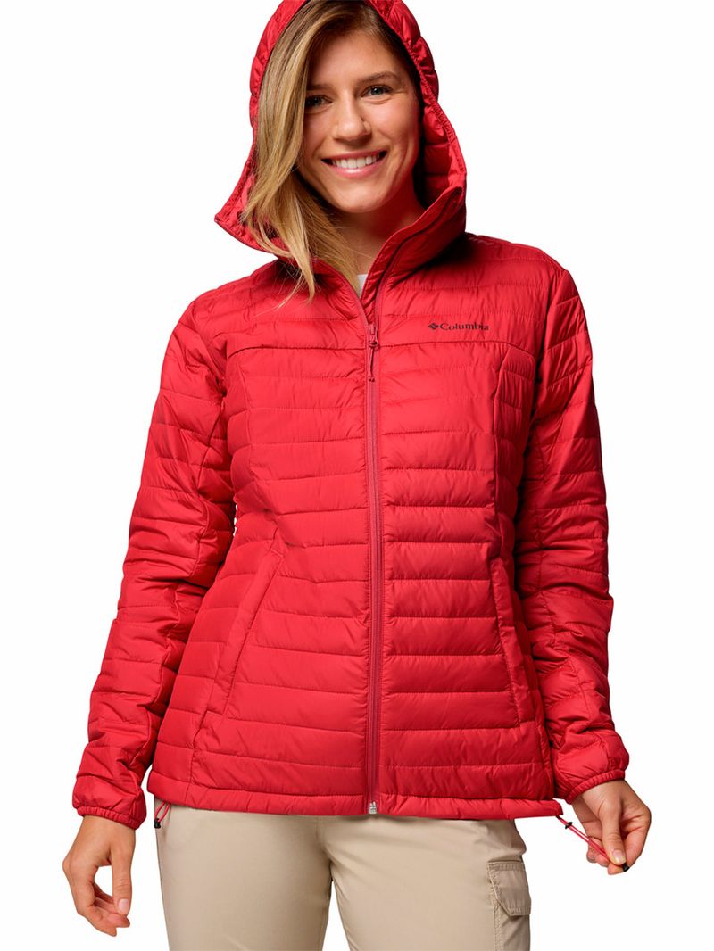 Parka-Mujer-Silver-Falls-II-Hoodie-Rojo-Columbia