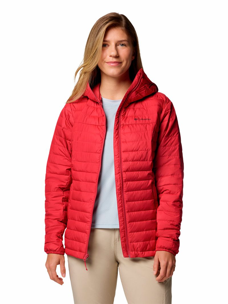 Parka-Mujer-Silver-Falls-II-Hoodie-Rojo-Columbia