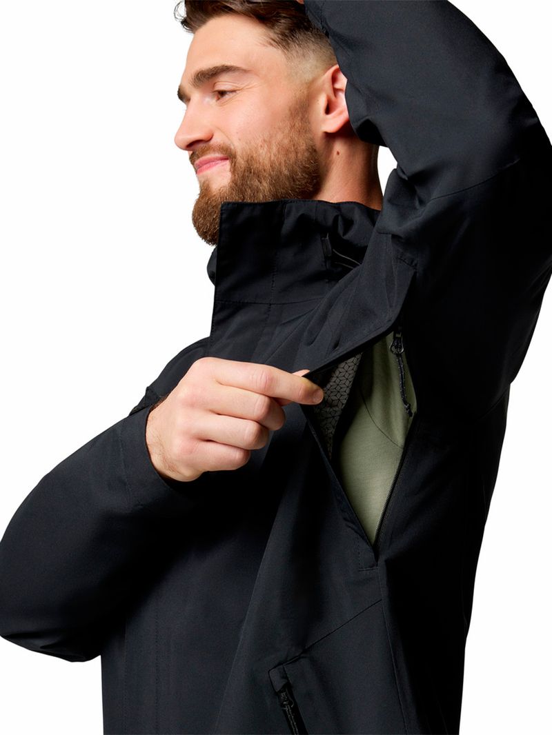 Cortaviento-Impermeable-Hombre-Earth-Explorer-II-Negro-Columbia