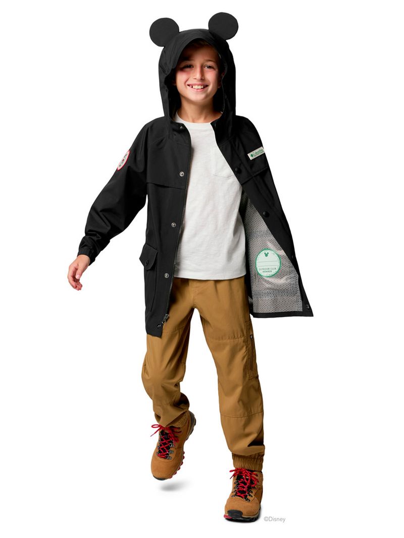 Parka Niños Ycsc X Disney Mickey Negro Columbia