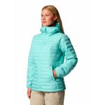 Parka-Mujer-Silver-Falls-II-Hoodie-Verde-Columbia