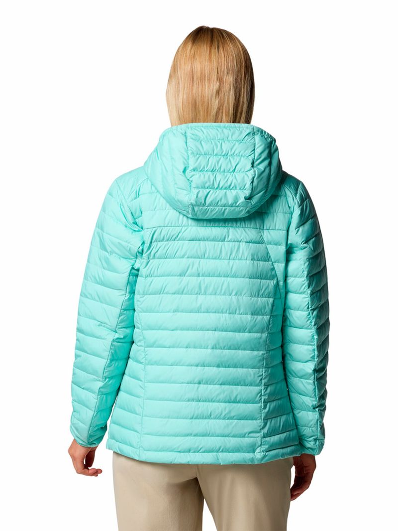 Parka-Mujer-Silver-Falls-II-Hoodie-Verde-Columbia