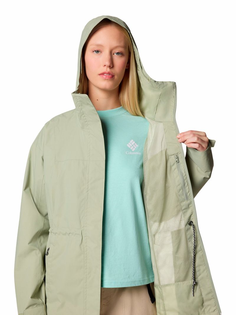 Cortaviento Mujer Hikebound II Long Beige Columbia