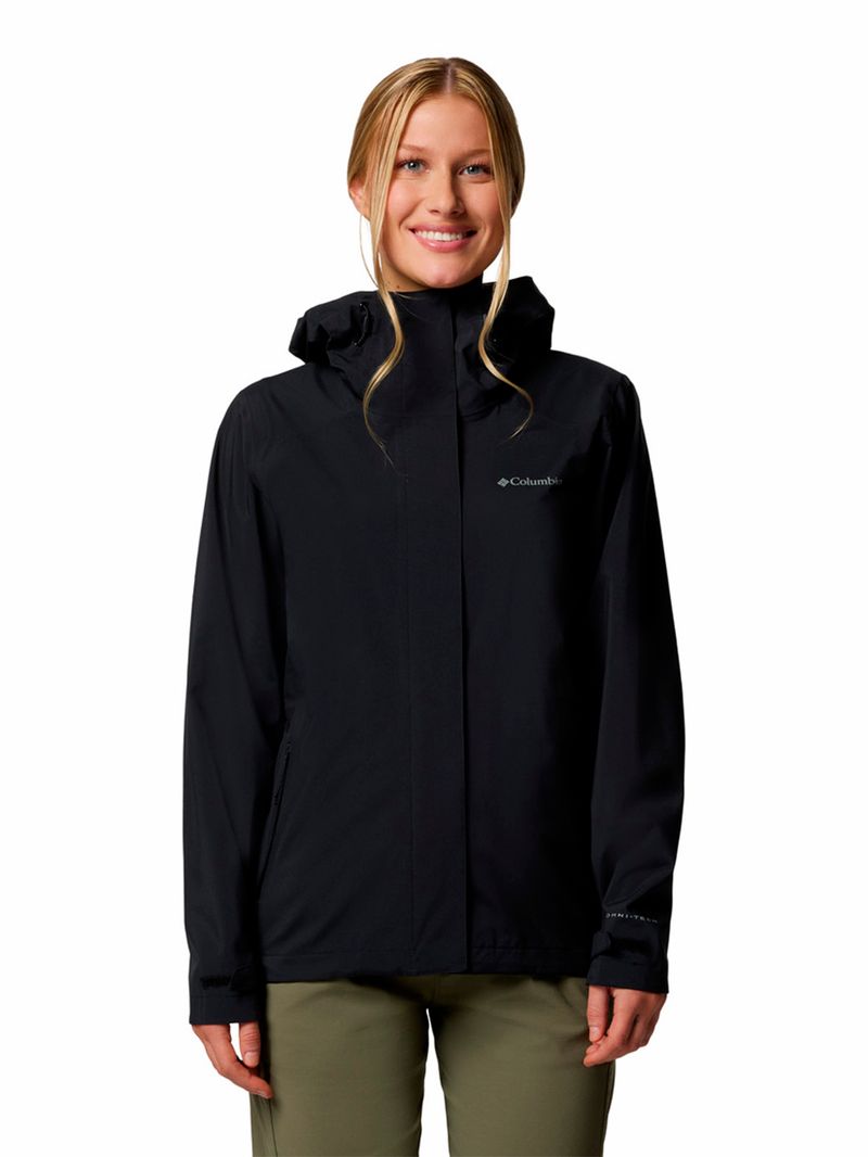 Cortaviento-Mujer-Earth-Explorer-II-Negro-Columbia
