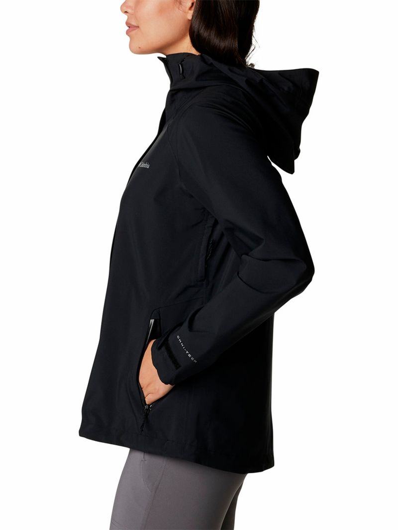 Cortaviento-Mujer-Earth-Explorer-II-Negro-Columbia