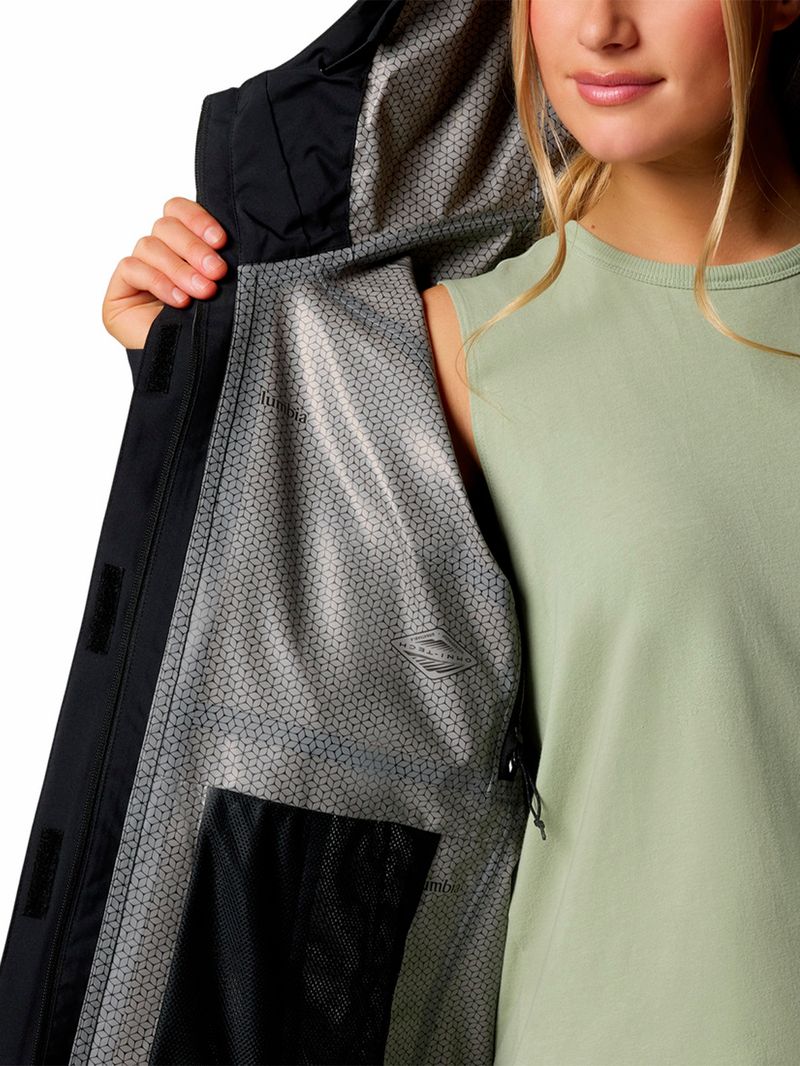 Cortaviento-Mujer-Earth-Explorer-II-Negro-Columbia