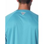 Polera-Manga-Larga-Hombre-Pfg-Terminal-Tackle-Heather-Azul-Columbia