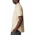 Camisa-Manga-Corta-Hombre-Rapid-Rivers-Novelty-Amarillo-Columbia