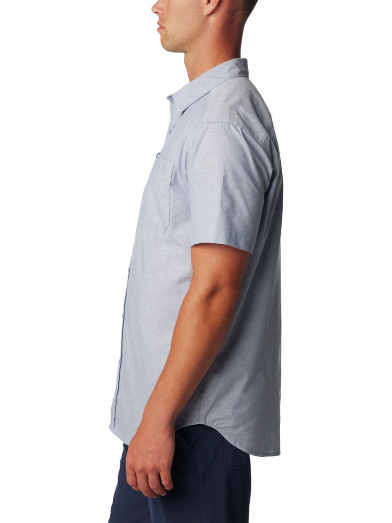 Camisa-Manga-Corta-Hombre-Rapid-Rivers-Novelty-Celeste-Columbia