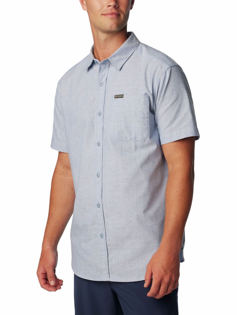 Camisa-Manga-Corta-Hombre-Rapid-Rivers-Novelty-Celeste-Columbia