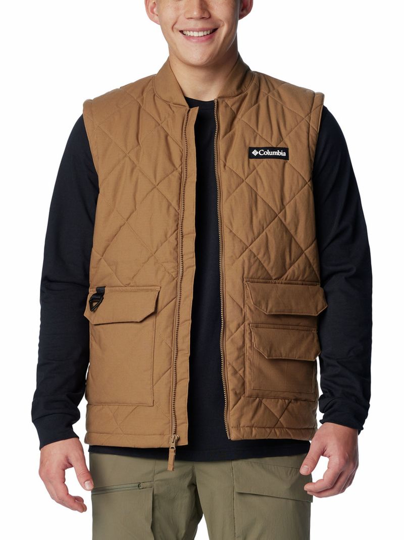 Parka Sin Mangas Hombre Rad Padded Café Columbia